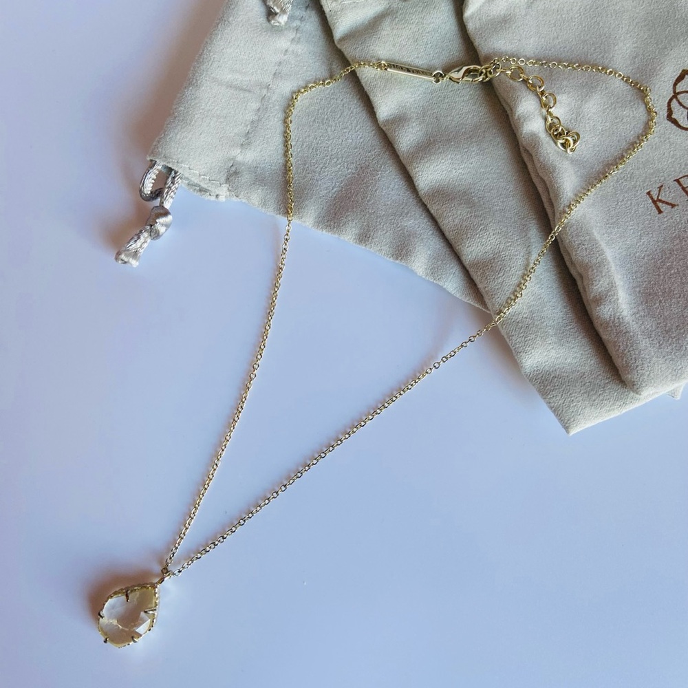 Kendra Scott Quartz Necklace EUC